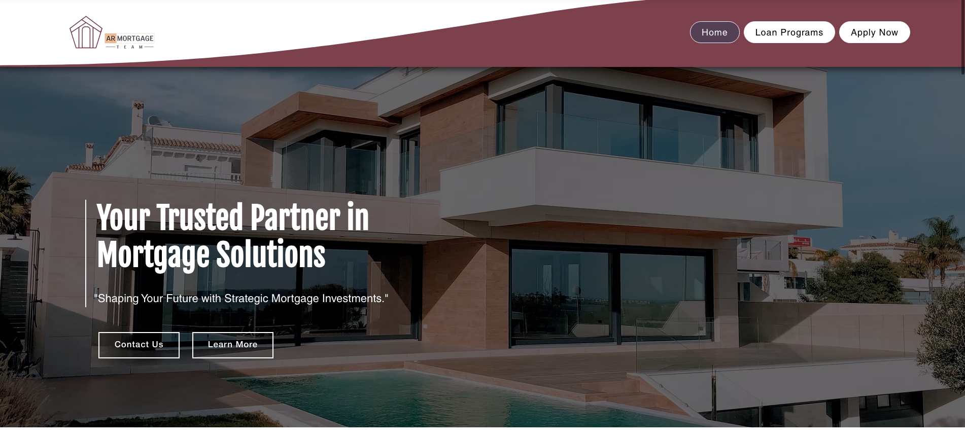 AR Mortgage Interface